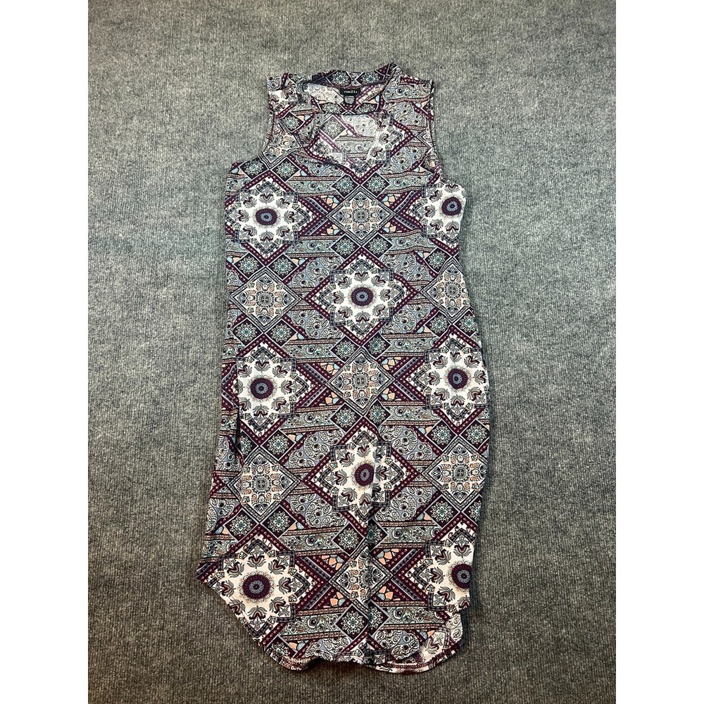 Rue 21 Tile Print Sleeveless Choker Sheath Dress Size X-Large